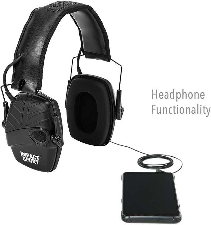 IMPACT SPORT SOUND AMPLIFICATION EARMUFF - Superior Shooting Hearing Protection