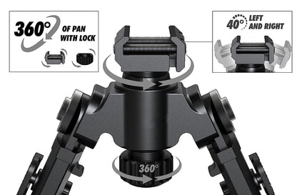 AGOA™ Tactical Bipod With Swivel Mount